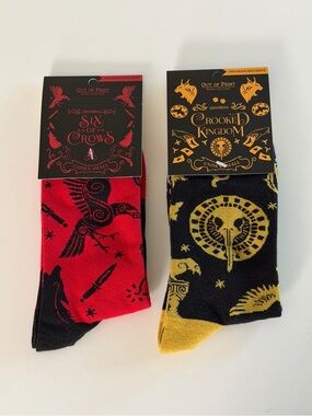 Six of Crows Sock Bundle - Out of Print Owlcrate Exclusive - NWT
